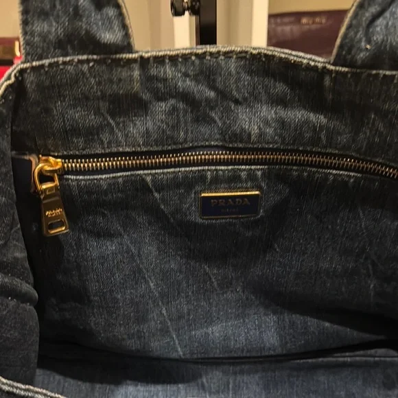 Prada Denim Tote - Picture 8 of 12